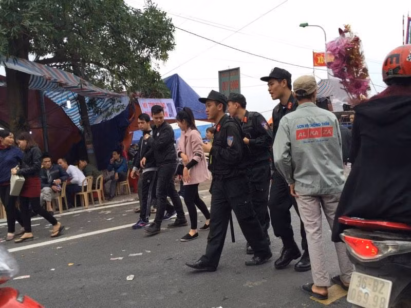 Lực lượng CSCĐ thường xuyên tuần tra để bảo đảm an ninh trật tự.