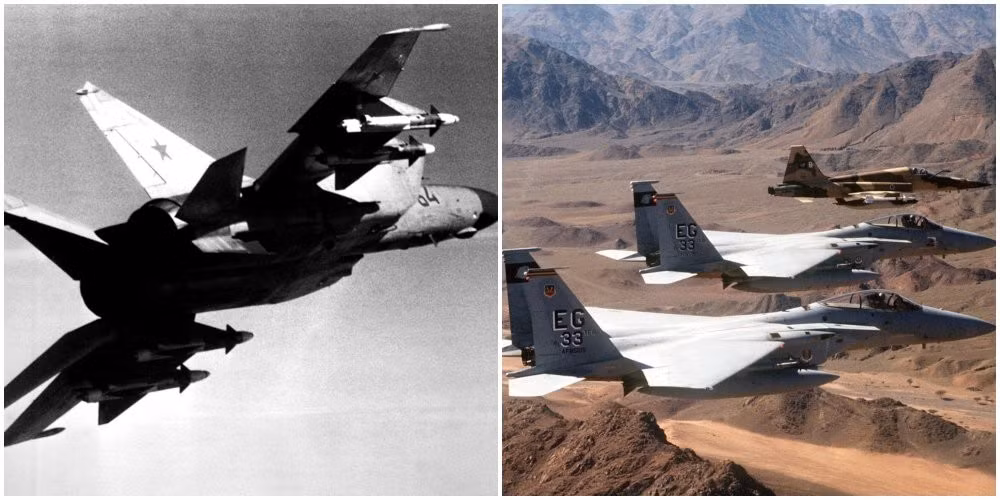 Foxbat nặng hơn, yêu cầu đường băng dài hơn và nhiều nhiên liệu hơn, nhưng được trang bị vũ khí tốt hơn, bay cao hơn và nhanh hơn nhiều. Nó được thiết kế chủ yếu để chiến đấu tầm xa và trong kho vũ khí có tên lửa không đối không mạnh nhất vào thời điểm đó - R-40.