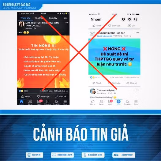 Canh bao tin gia mao ve phuong an thi tot nghiep THPT nam 2022