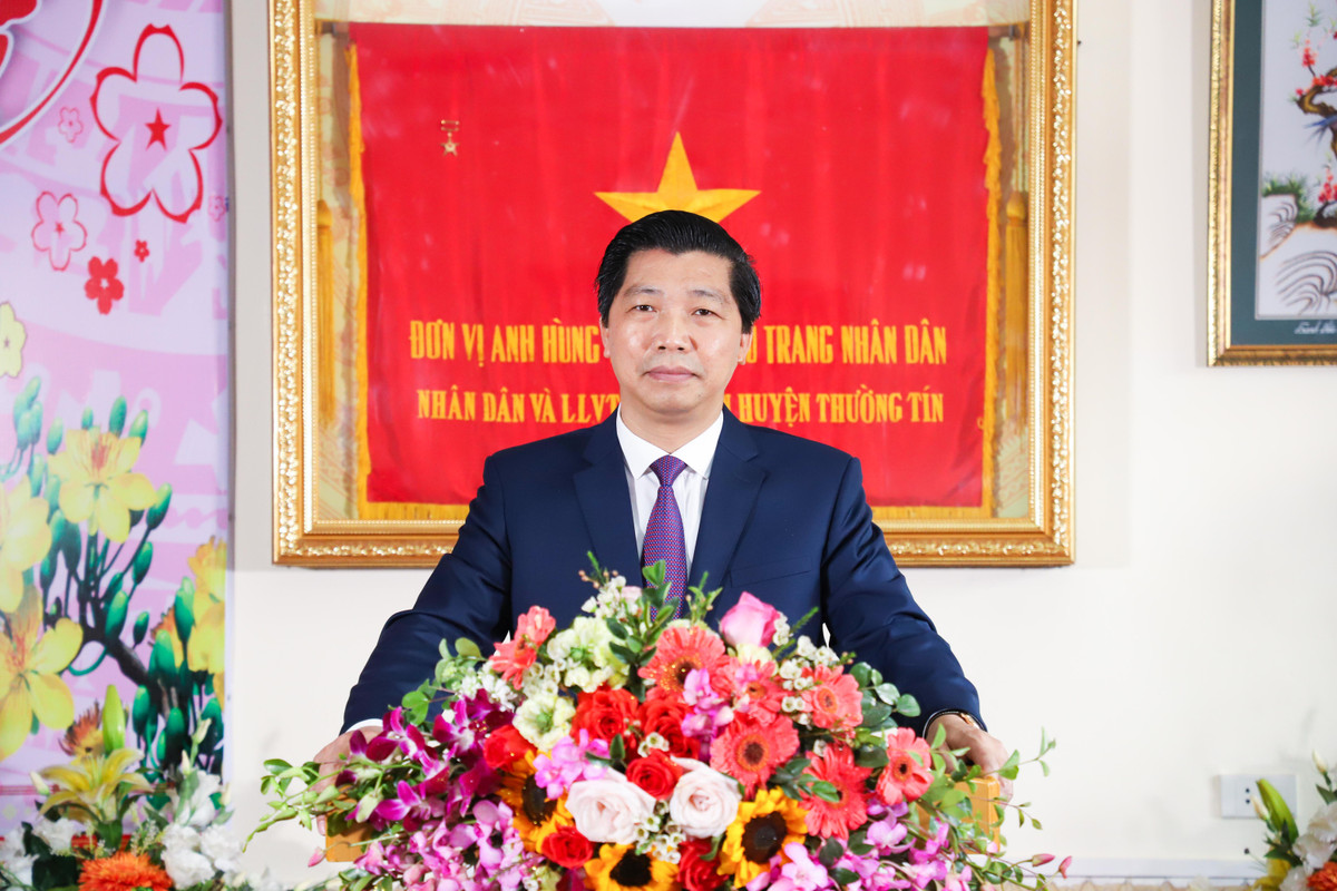 Chủ tịch UBND huyện Thường Tín - ông Kiều Xuân Huy.