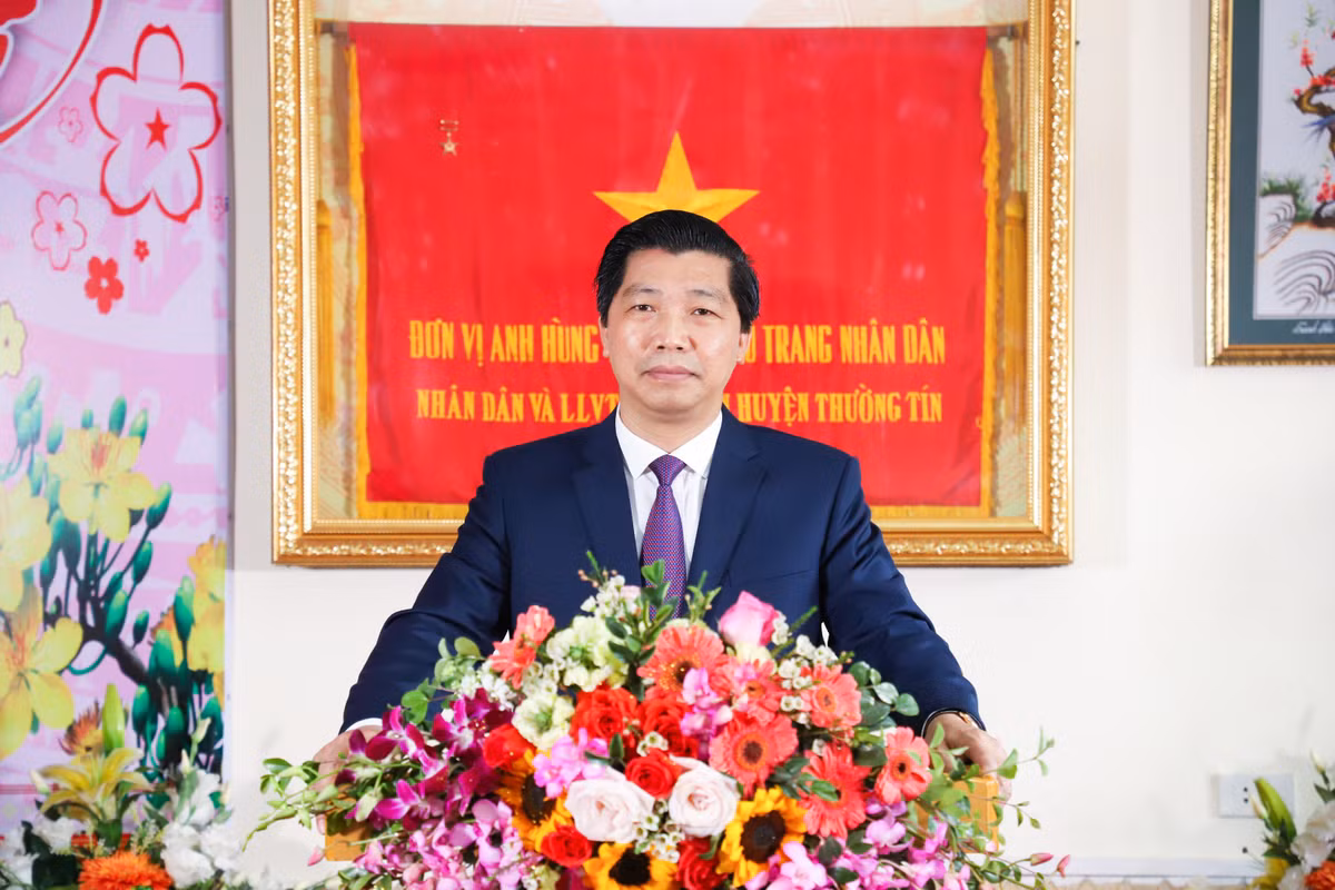 Chủ tịch UBND huyện Thường Tín - ông Kiều Xuân Huy.