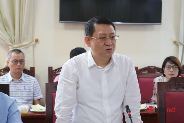 Chủ tịch UBND huyện Mê Linh - ông Hoàng Anh Tuấn.