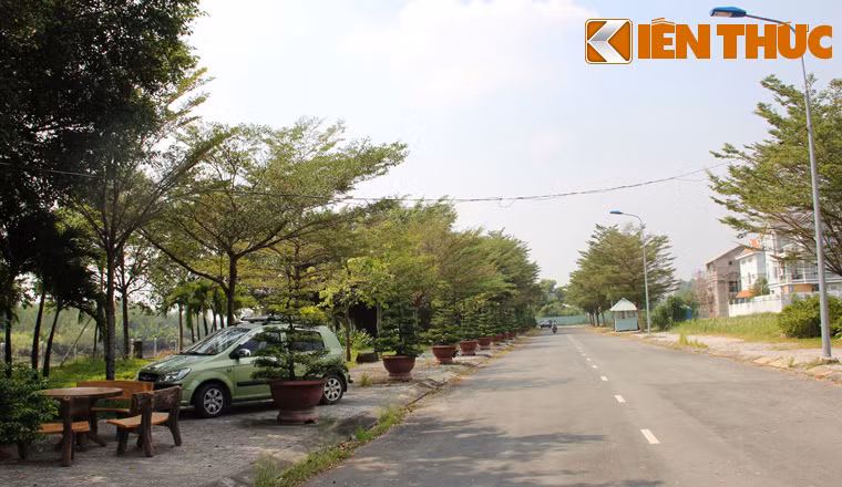 Ngam pho nghe si trong khu do thi nha giau o TP HCM