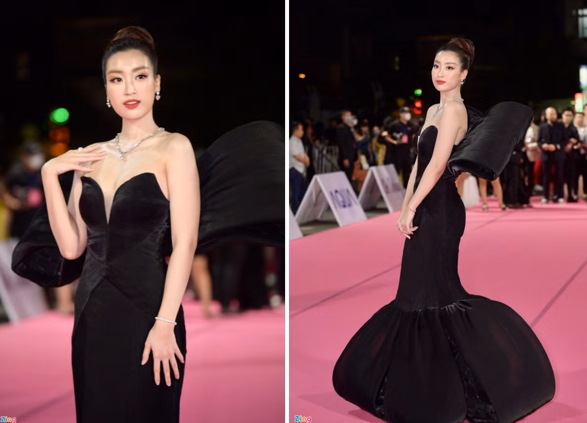 Hoa hậu Việt Nam 2016 Đỗ Mỹ Linh nổi bật với đầm ôm gắn nơ bản lớn. Bốn năm sau khi đăng quang, người đẹp gốc Hà Nội được khen ngày càng xinh đẹp, gợi cảm. Cô quyết định theo đuổi nghề dẫn chương trình chuyên nghiệp và đã gia nhập VTV. Đỗ Mỹ Linh cũng nằm trong ban giám khảo của Hoa hậu Việt Nam 2020.