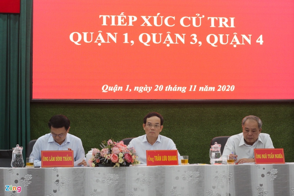Ong Tran Luu Quang: Xin loi ba con cu tri