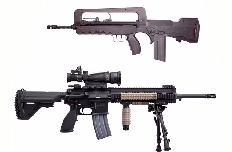 Đứng trước yêu cầu phải có loại súng tin cậy để trang bị cho lục quân Pháp, sau khi thử nghiệm và đánh giá ,mẫu súng HK-416 đã được lựa chọn. HK-416 là mẫu súng trường tấn công/carbine được thiết kế và sản xuất bởi công ty Heckler &amp; Koch nổi tiếng, dựa trên nền tảng khẩu M-4 của quân đội Mỹ. Lưu ý, ban đầu H&amp;K phát triển HK416 như một sự nâng cấp cho khẩu Colt M-4.