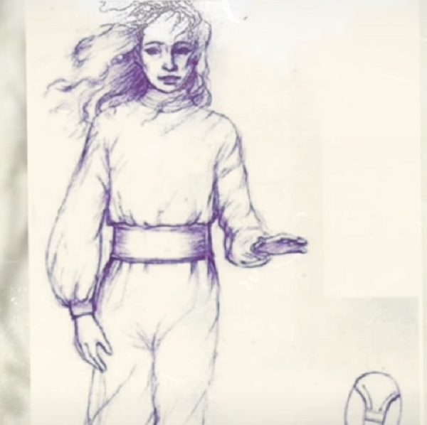 Anh ta có mái tóc dài màu vàng kim, trông khoảng 28 tuổi, cao khoảng 1,6m, có khuôn mặt đẹp kiểu nữ tính. Anh ta mặc một bộ áo liền quần tối màu với một chiếc thắt lưng rộng và một đôi giày đến mắt cá chân. Người đàn ông trông rất tinh thông, anh ta mỉm cười và nói bằng ngôn ngữ có âm tiết giống với ngôn ngữ của khu vực châu Á.