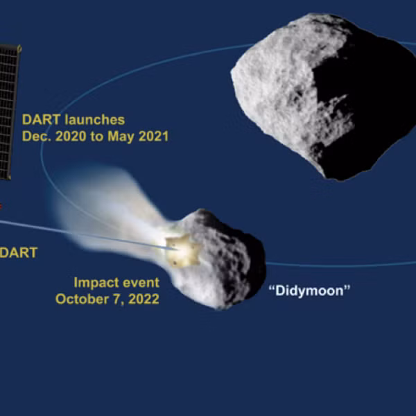 Các nhà khoa học hy vọng dư chấn từ vụ va chạm sẽ khiến Dimorphos chuyển động nhanh hơn một chút trong quỹ đạo xung quanh tiểu hành tinh "mẹ" Didymos, từ đó khiến đường bay của nó thay đổi nhẹ.