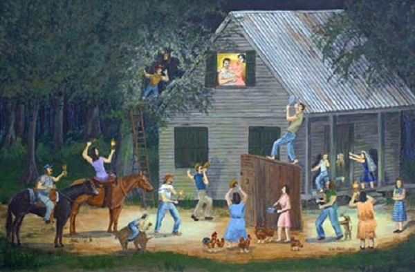 Nghi thức Charivari (còn gọi là shivaree có nghĩa là những tiếng ồn huyên náo) là tập tục của người Pháp diễn ra vào buổi tối tân hôn của cô dâu chú rể. Vào đêm tân hôn, mọi người sẽ đến trước cửa sổ, gõ vào xoong chảo, hát hò, nhảy múa và gây ra đủ các tiếng ồn để phá rối cặp đôi. Họ tin rằng những tiếng động càng lớn, âm thanh càng khó chịu thì cô dâu chú rể sẽ càng có cuộc sống hạnh phúc sau này.