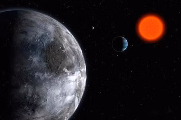 Một hành tinh kích thước lớn hơn Trái Đất 30% và chu kỳ quỹ đạo chưa tới 3 ngày. Hành tinh kia thì lớn hơn Trái Đất 70% và có thể chứa một đại dương sâu thẳm trong đó.