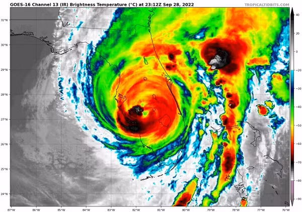 Trước đó, bão Ian đã quét qua Cuba, khiến giới chức nước này phải cật lực sửa chữa mạng lưới điện cho hơn 11 triệu dân. Truyền thông đưa tin, cơn bão khiến ít nhất 2 người thiệt mạng ở miền tây Cuba.