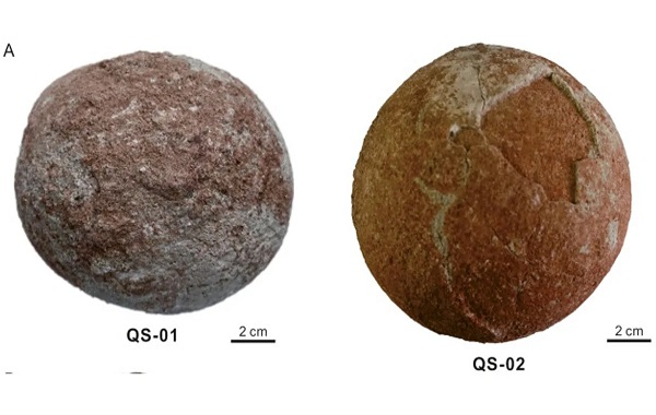 Mới đây, các nhà khảo cổ Trung Quốc đã công bố thông tin về hai quả trứng khủng long chứa nhiều pha lê canxit được phát hiện ở tỉnh An Huy, có kích thước ngang viên đạn đại bác.