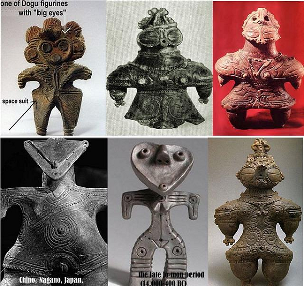 Người cổ đại đã dùng hàng tấn đất sét để tạo ra những bức tượng này. Tuy nhiên, nhiều bức không giống con người, chúng có đôi mắt to quá mức, giống như đeo kính bảo hộ của các phi hành gia hoặc miêu tả một sinh vật không giống với con người, nhiều người cho rằng nó mô tả người ngoài hành tinh.