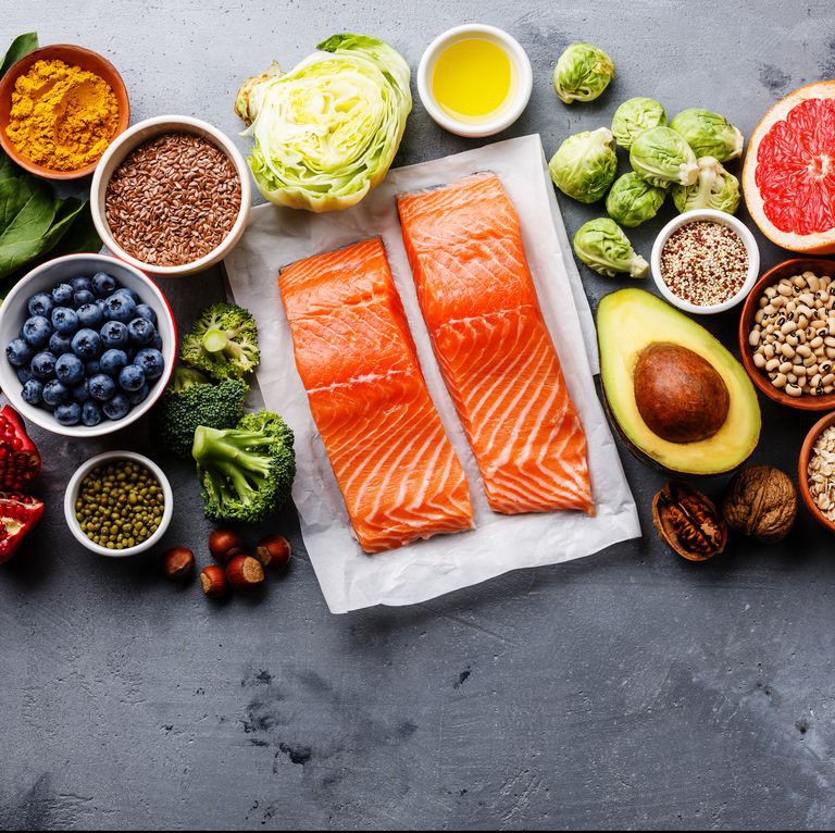 Ăn thực phẩm tốt cho tim mạch: Ăn những thực phẩm có thành phần kháng viêm như rau xanh, ngũ cốc nguyên hạt, các loại quả mọng, cá hồi,... có thể giúp hạ huyết áp một cách đáng kể. Bạn cũng nên giảm ăn các thực phẩm giàu cholesterol, vì chúng có thể gây tụ máu dẫn đến đột quỵ.