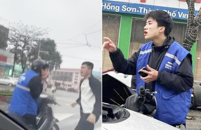 Xác minh vụ việc người đàn ông hành hung nam sinh giữa đường Xac minh vu viec nguoi dan ong hanh hung nam sinh giua duong