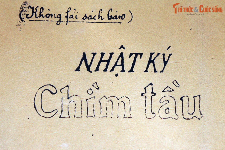 Bìa tác phẩm "Nhật ký chìm tàu" của đồng chí Nguyễn Ái Quốc, 1931.
