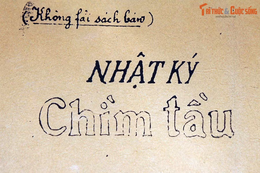 Bìa tác phẩm "Nhật ký chìm tàu" của đồng chí Nguyễn Ái Quốc, 1931.