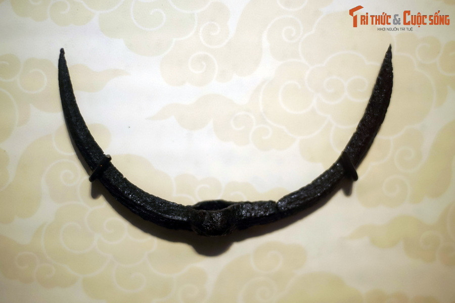 Đinh ba là loại vũ khí gồm hai chạc, tựa chiếc sừng trâu, ở phần giữa có một lỗ tra cán. Hai mũi của đinh ba sắc nhọn, bề mặt hai nhánh đều có sống tạo thành lưỡi sắc ở hai mặt. Mũi thứ ba sẽ nằm ở đầu cán gỗ khi cán được tra vào, tạo nên một chiếc đinh ba hoàn chỉnh theo tên gọi.