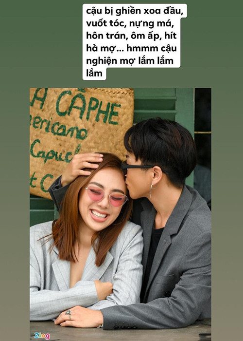 Để bảo vệ đối phương, người yêu của Miko Lan Trinh quyết định không chia sẻ ảnh hôn môi nữa.