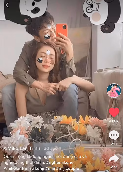 Ken cho rằng chính Lan Trinh giúp anh hàn gắn và hòa giải mối quan hệ với gia đình, để đến nay anh chấp nhận lời xin lỗi của bố.