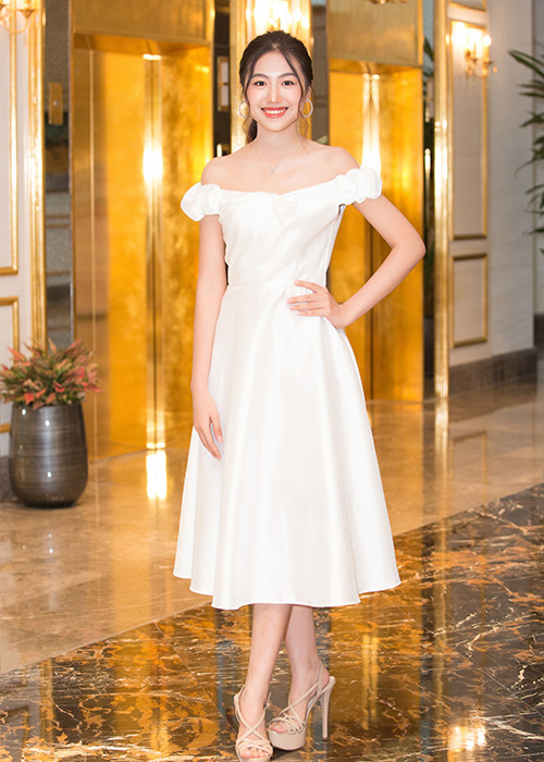 Phạm Thị Ngọc Ánh và Lê Thị Tuyến Nhung (trong ảnh), Phan Anh Thư từng tham gia tại cuộc thi Hoa hậu Thế giới Việt Nam 2019.