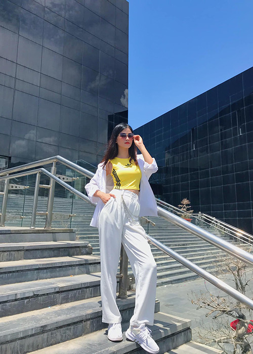 Thu Phương hiện là một trong những ứng viên nổi bật tại Hoa hậu Việt Nam năm nay.