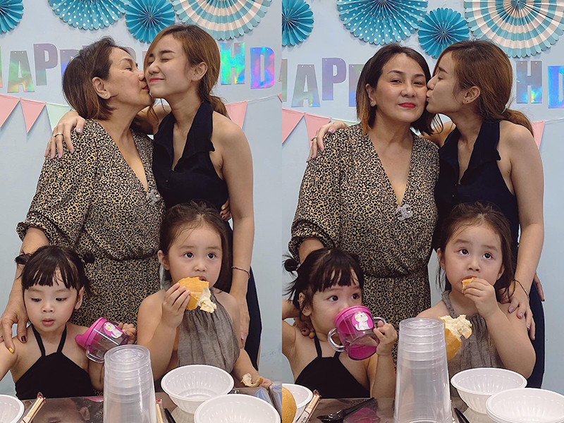 Bảo Ngọc nhận được sự hỗ trợ của mẹ đẻ trong việc chăm sóc con cái. Trong ngày sinh nhật, vợ cũ Hoài Lâm nhắn nhủ đến mẹ ruột: "Chỉ mong con sẽ luôn làm tốt vai trò của mình vào những ngày còn mẹ, chúc mừng sinh nhật mẹ. Yêu mẹ, gà cún yêu ngoại".