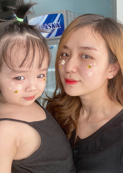 Hai con gái của Bảo Ngọc hiện tại đều đã đi học mẫu giáo.