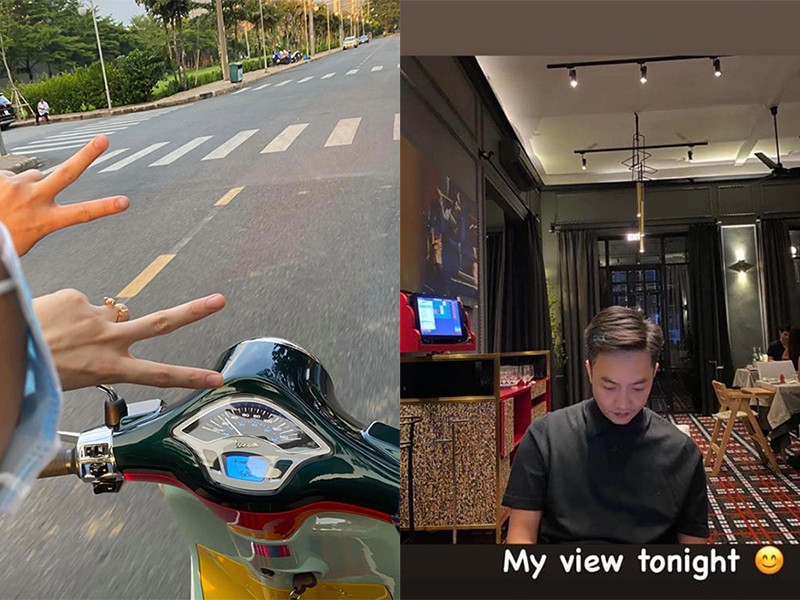 Sau khi con gái tròn tháng tuổi, Đàm Thu Trang trở lại với công việc và cùng chồng hẹn hò như hồi còn son rỗi.