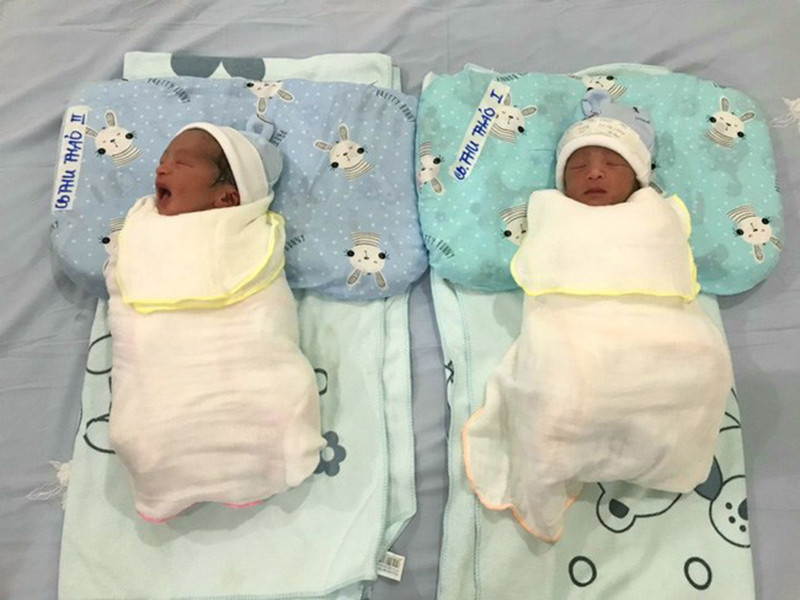 Tháng 8 vừa qua, Đặng Thu Thảo hạ sinh cặp quý tử - bé Đăng Minh và Quốc Vượng. Ảnh: Thời đại plus