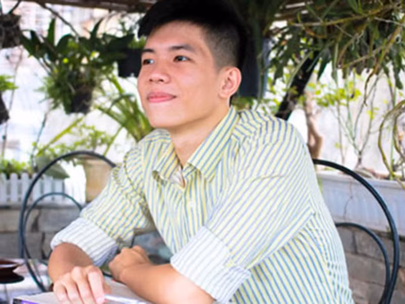 Con trai út của nhạc sĩ tên Phó Đức Hoàng. Anh đã tốt nghiệp loại ưu của Nhạc viện Boston tại Mỹ năm 2015. Năm 2016, con trai của nhạc sĩ Phó Đức Phương dự định chuyển sang học ở Nhạc viện Miami để học cao học và tiến sĩ.