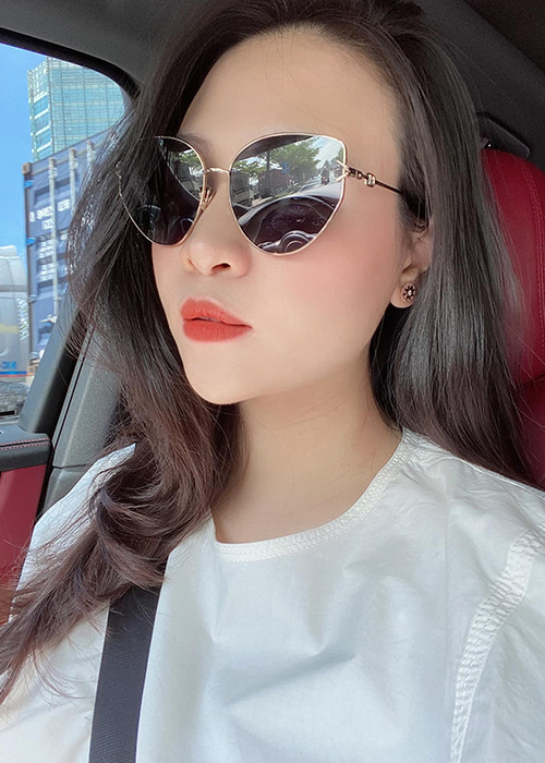 Nhan sắc của Đàm Thu Trang sau khi sinh nở vẫn mặn mà.