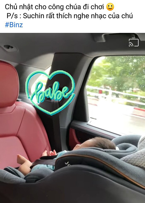 Con gái của Cường Đô la và Đàm Thu Trang sắp tròn 2 tháng tuổi.