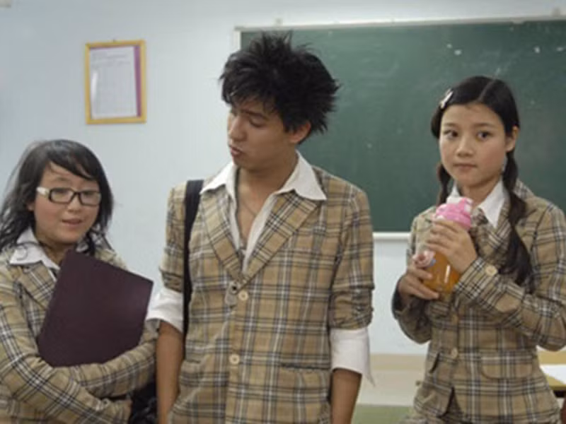 Tăng Nhật Tuệ từng đóng nhiều bộ phim như: "Bộ tứ 12A8", "Chít và Pi", "Vũ điệu xì-tin", “Ranh giới". Trong hơn 50 bộ phim, anh đảm nhận vai chính đến 17 lần. Ảnh: Vietnamnet