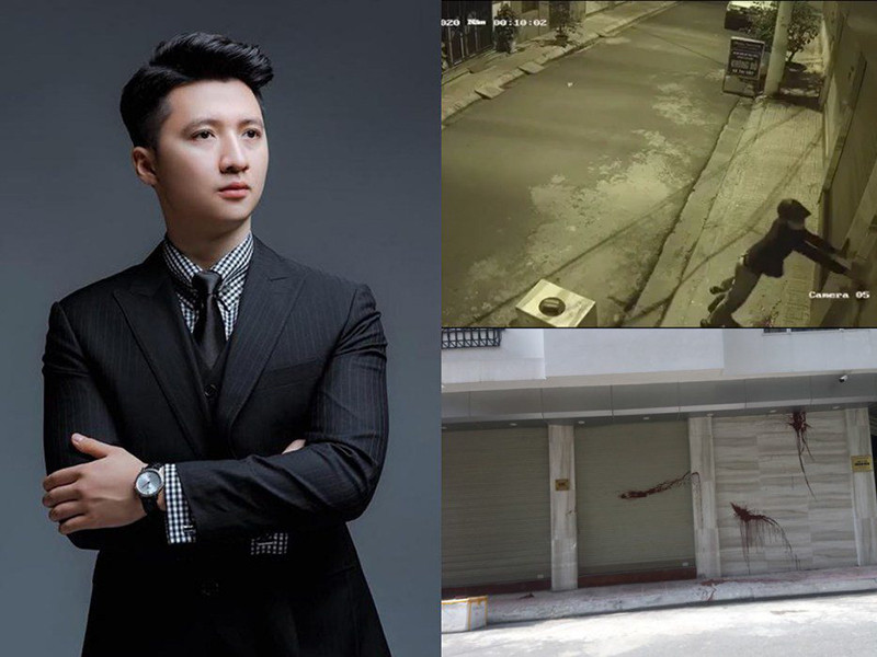 Gần đây, giữa ồn ào ly hôn, có thông tin nhà riêng đồng thời là trụ sở công ty của Trọng Hưng bị 2 kẻ xấu tạt sơn vào cửa. Sự việc xảy ra lúc 0h10 ngày 10/9/2020. Hiện tại, công an vẫn trong quá trình điều tra, làm rõ. Ảnh: Thời đại plus