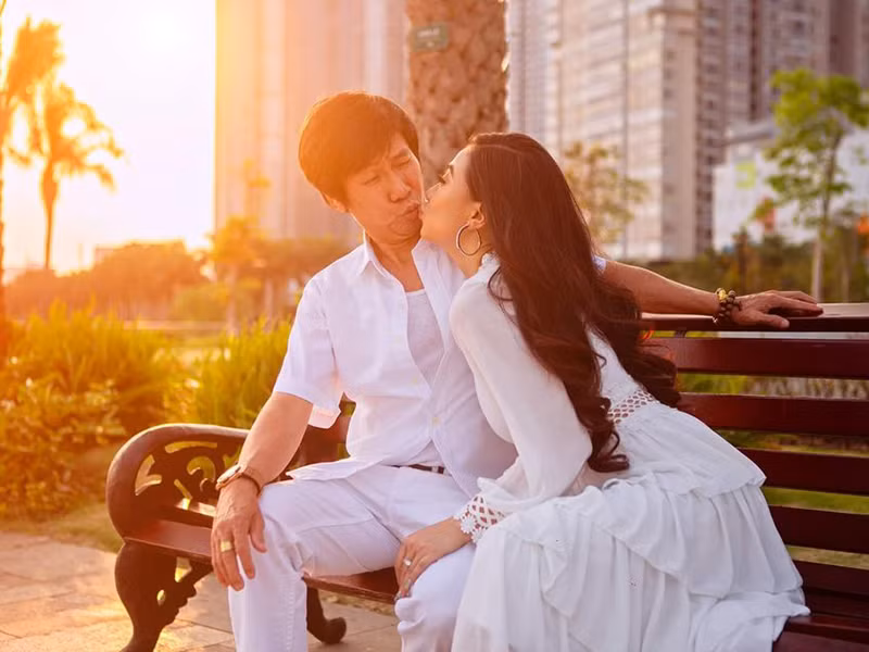 Vợ chồng Mỹ Linh có nguyên tắc "ngủ chung giường" dù có cãi vã.