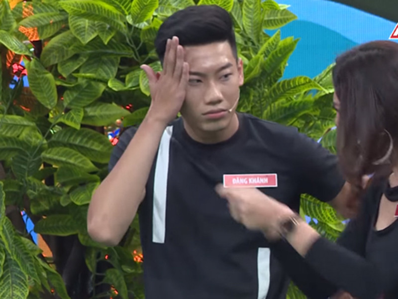 Nam người mẫu sinh năm 1994 từng gây tranh cãi khi hò hét để phân tán tâm lý của đối thủ đang tham gia thử thách trong gameshow Đàn ông phải thế. Ảnh: Đất Việt