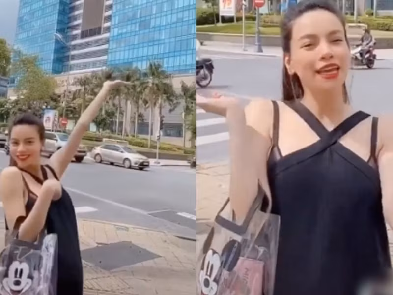 Hình ảnh Hà Hồ mang thai trong những tháng cuối thai kỳ nhanh chóng nhận được sự chú ý của nhiều khán giả.