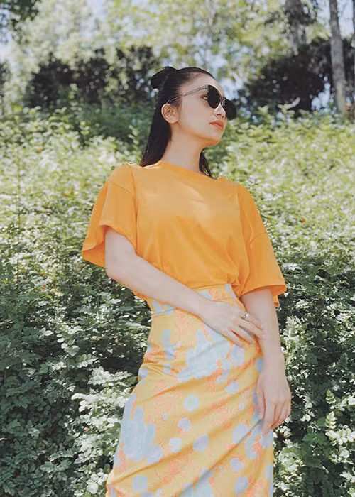 Diệu Hương luôn chia sẻ những dòng trạng thái tích cực về cuộc sống định cư ở Mỹ.