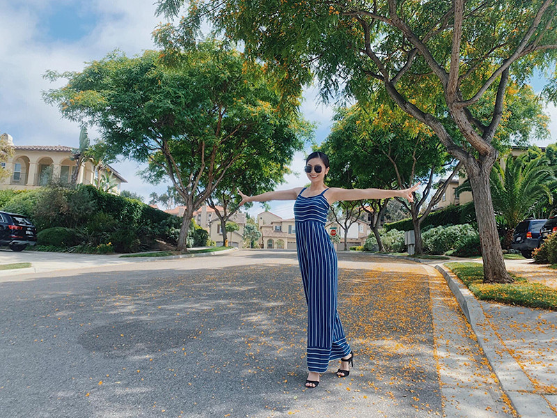 San của "Hoa hồng trên ngực trái" trẻ trung dù đã là gái hai con.