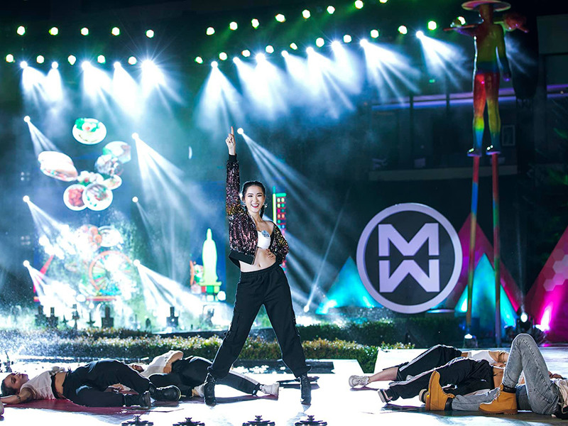 Nhờ khả năng vũ đạo, Cẩm Nhi đoạt giải Best dance ở cuộc thi.