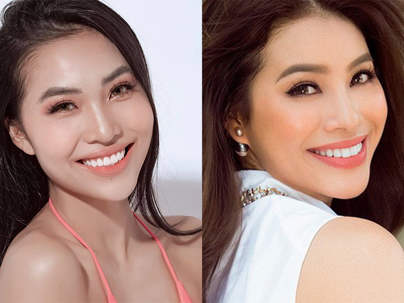 Khi hình ảnh xuất hiện trên fanpage cuộc thi Hoa hậu Việt Nam 2020, Lê Thị Thu Tâm gây chú ý bởi gương mặt hao hao Phạm Hương.