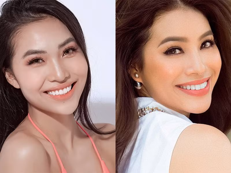 Khi hình ảnh xuất hiện trên fanpage cuộc thi Hoa hậu Việt Nam 2020, Lê Thị Thu Tâm gây chú ý bởi gương mặt hao hao Phạm Hương.