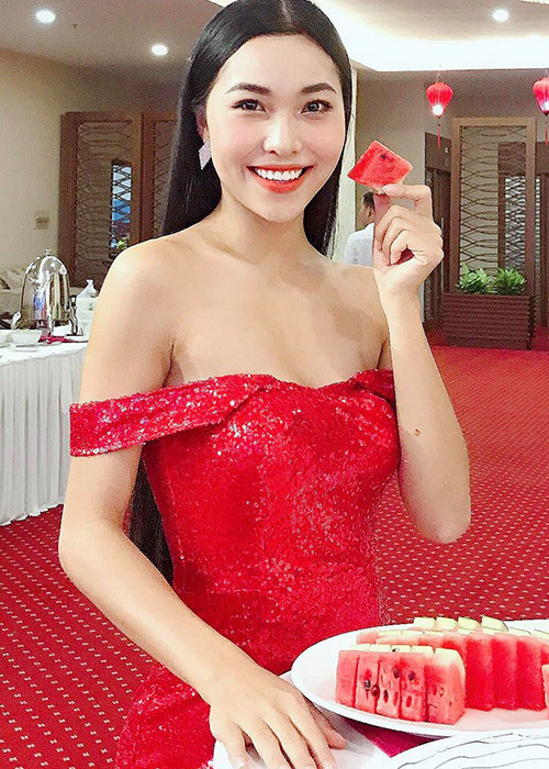 Thu Tâm đang theo đuổi công việc người mẫu.