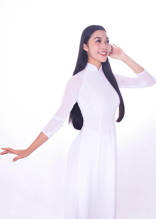 Được sự ủng hộ từ phía gia đình, Khánh Tâm càng tự tin hơn để tranh tài.