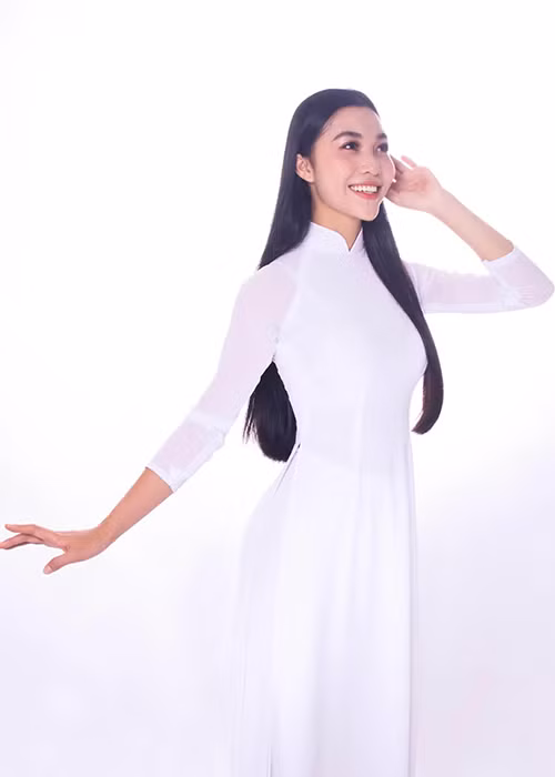 Được sự ủng hộ từ phía gia đình, Khánh Tâm càng tự tin hơn để tranh tài.