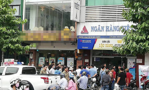 Viet A Bank thong tin buoc dau vu cuop ngan hang tai PGD Ba Chieu