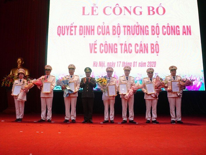 7 nhan su cong an HN moi duoc Bo truong bo nhiem la ai?