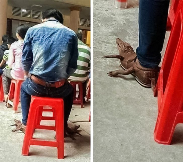 Tương tự, đôi giày crocs mô phỏng đầy đủ các bộ phận một chú cá sấu vẫn có người trưng dụng. Vậy nhưng, nó chỉ khiến người dùng trở nên dị biệt, hầu như không có ý nghĩa thẩm mỹ.
