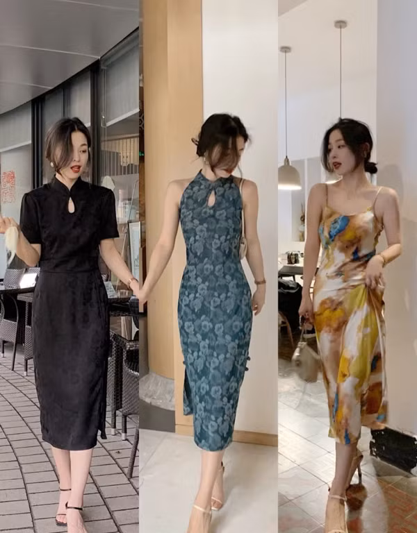 Trang phục truyền thống cách tân. Gần đây, phụ nữ xứ Trung rất thích trải nghiệm trang phục truyền thống. Để thích hợp với điều kiện sinh hoạt, những chiếc sườn xám sẽ được cách tân để có tính ứng dụng cao hơn.